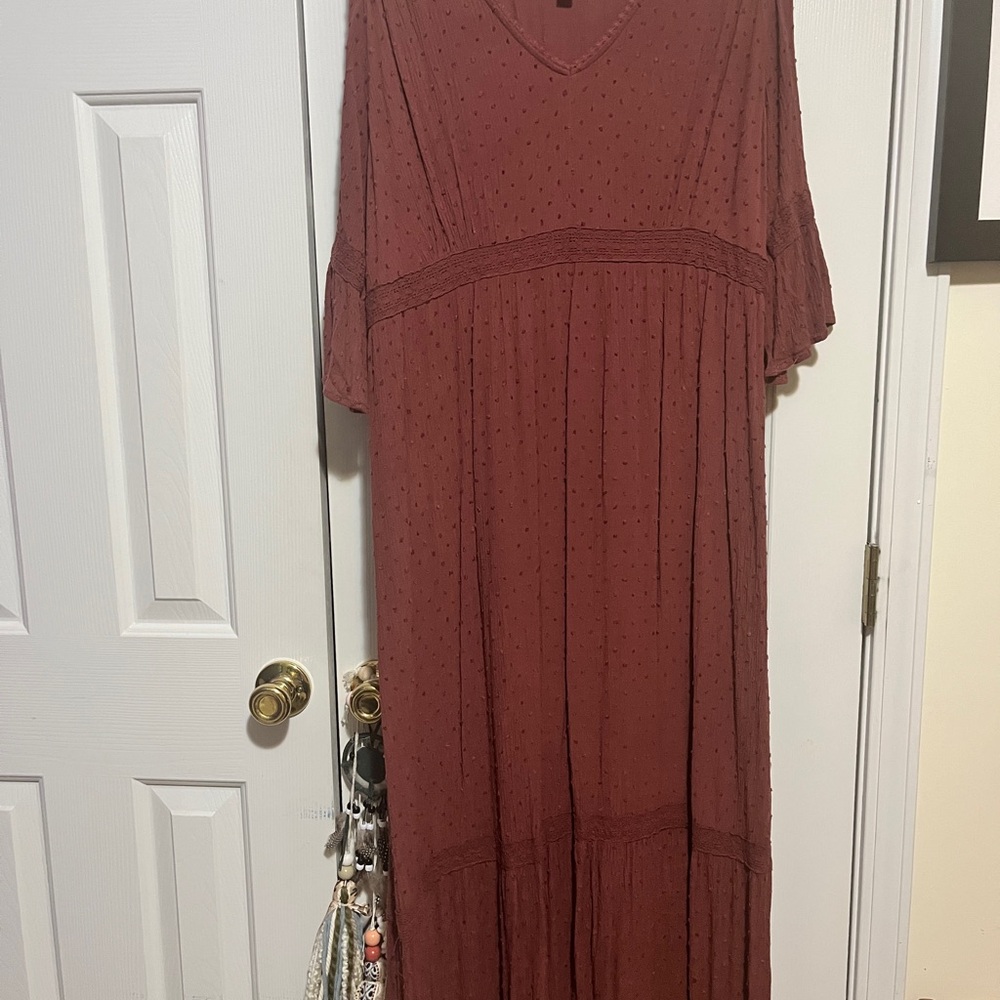 Knox Rose Rust Maxi Dress